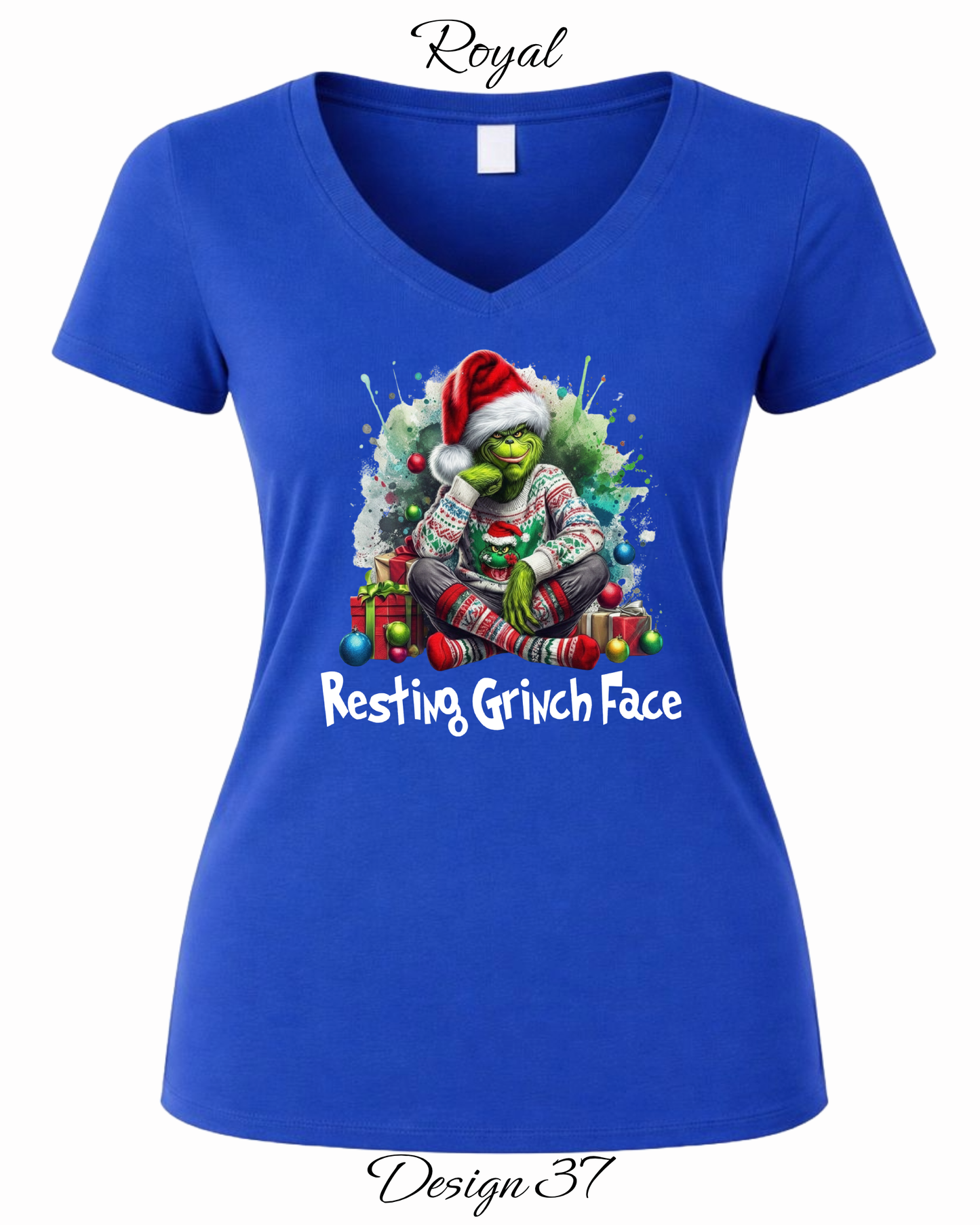 Custom Women's Tank Tops & Tees | Christmas Funny Grinch Inspired Tee