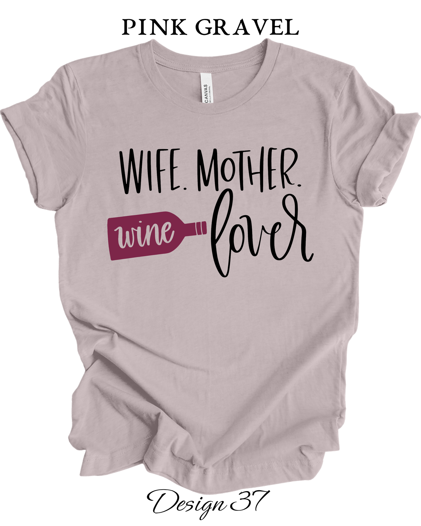 Custom Tee Unisex Crew Neck T-Shirts | Funny Wine Inspired Tee