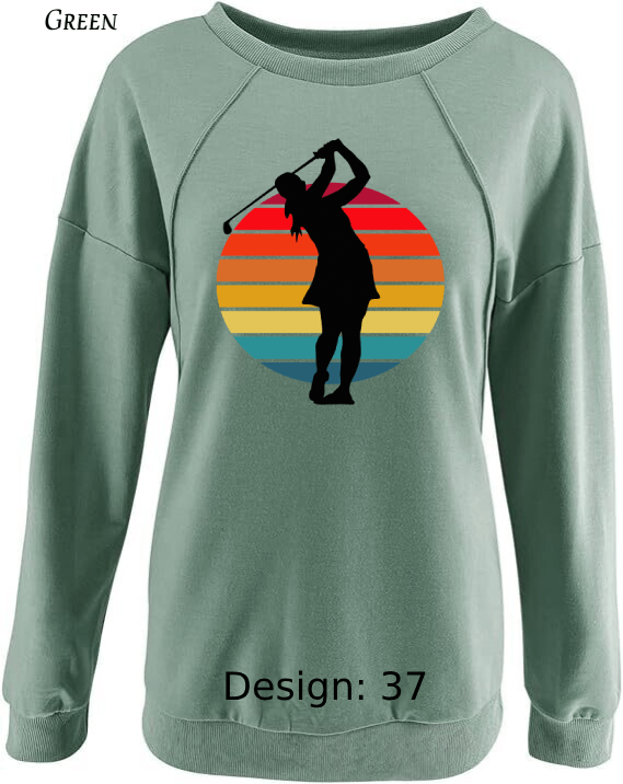 Sweatshirt Women's Golf Sweatshirt | Custom Sweatshirt