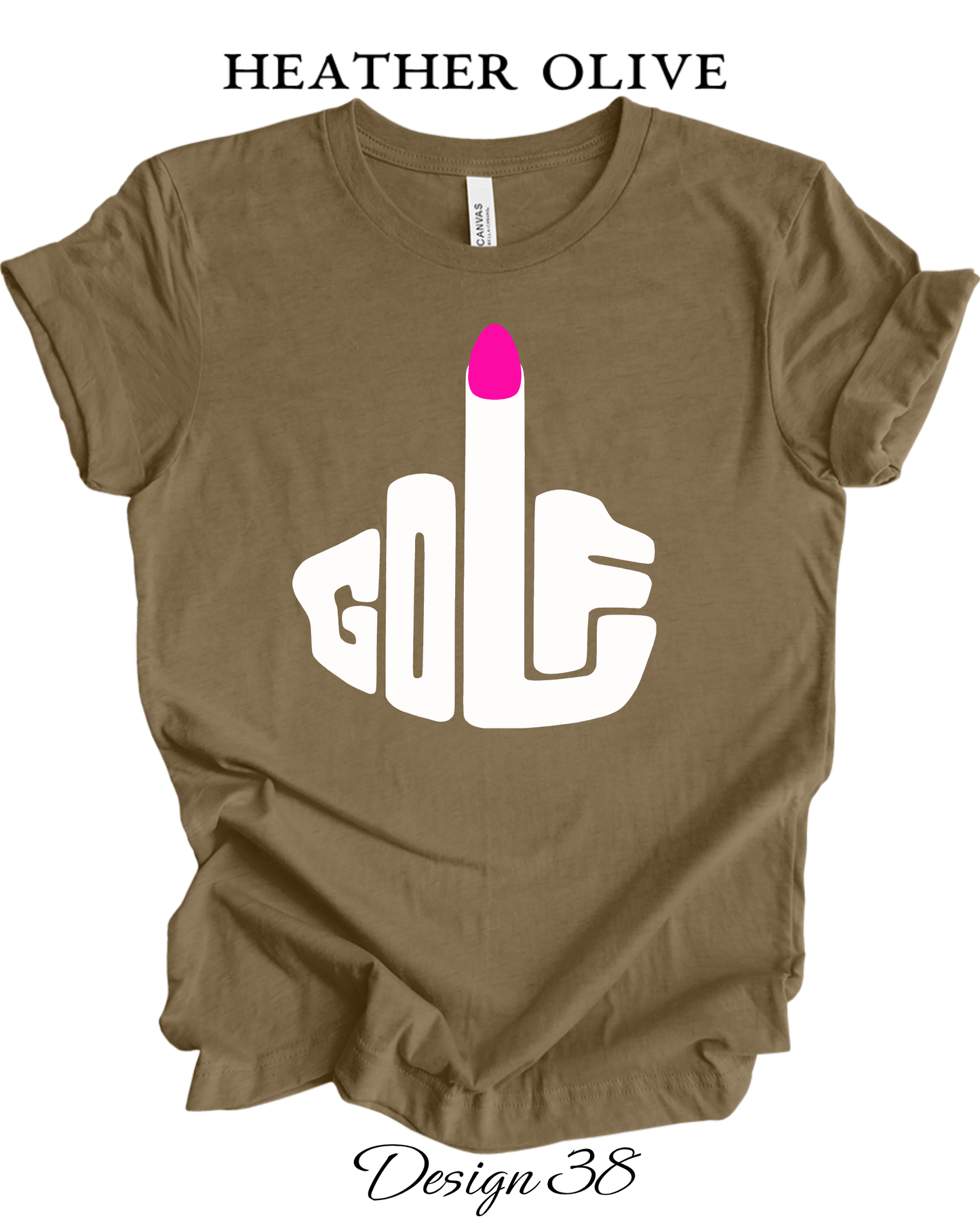 Custom Tee Unisex Crew Neck T-shirts | Golf Inspired Tees