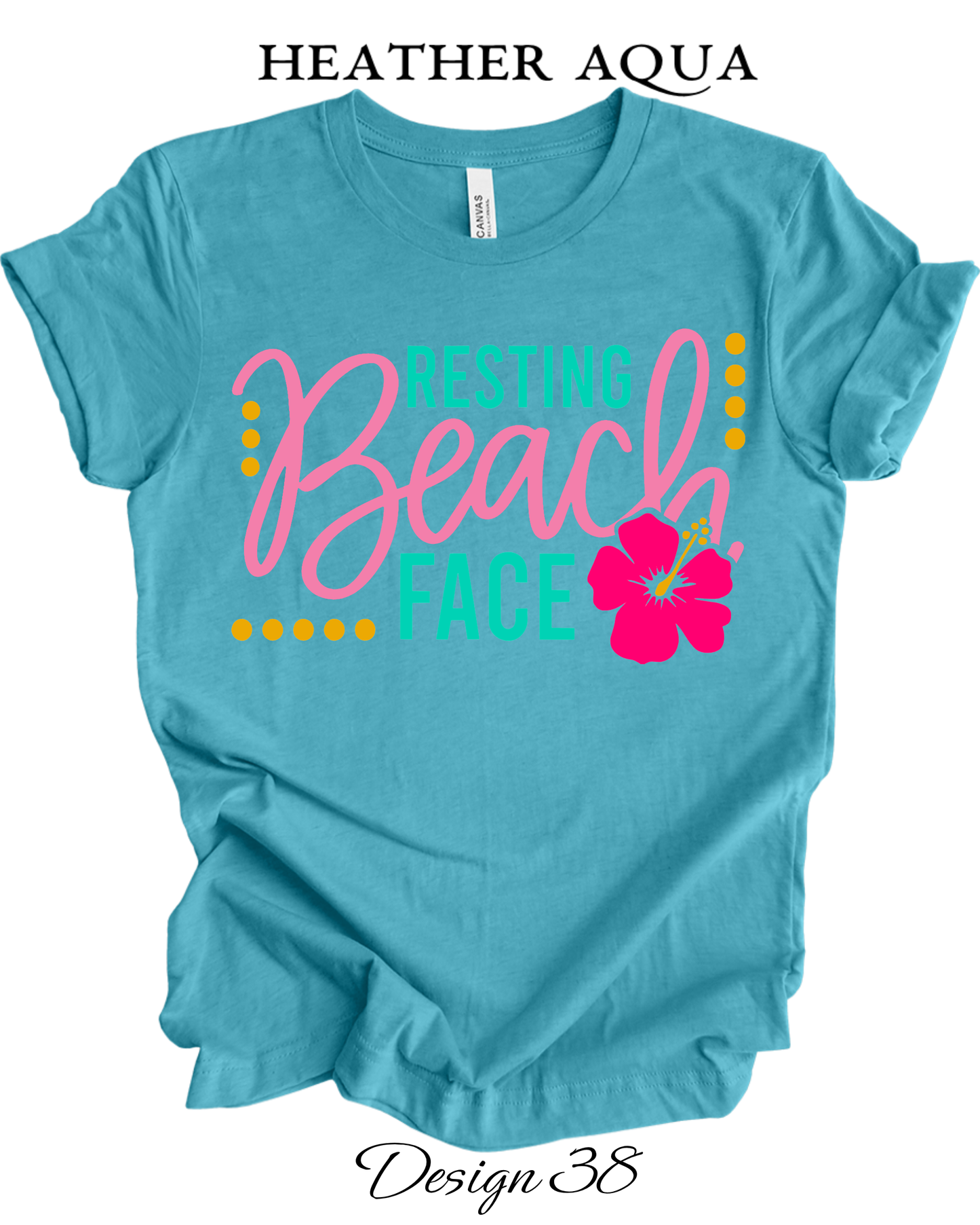 Custom Tee Unisex Crew Neck T-Shirts | Beach Inspired Tee