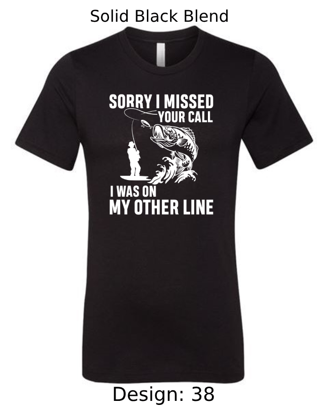 Shirts Men's Customized T-Shirts | Fishing Themed Tee