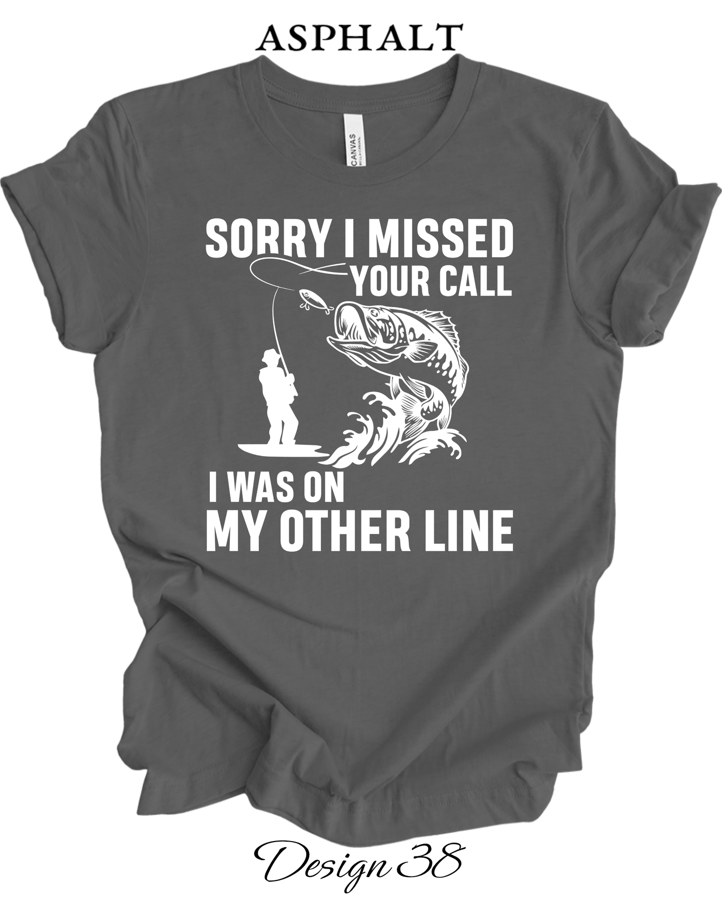 Custom Tee Unisex Crew Neck T-Shirts | Fishing Inspired Tees