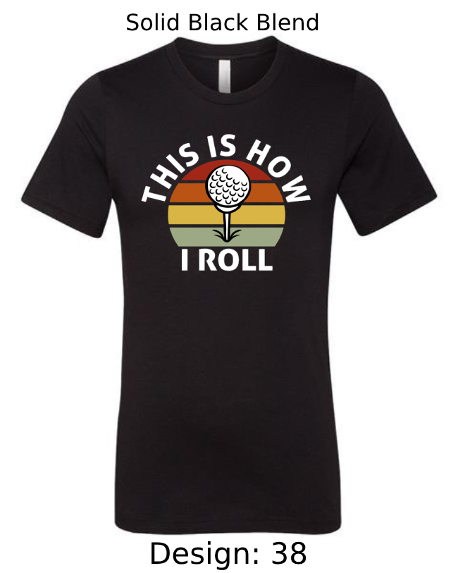 Shirts Men's Customized T-Shirts | Golf Themed Tee