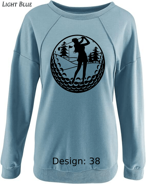 Sweatshirt Women's Golf Sweatshirt | Custom Sweatshirt