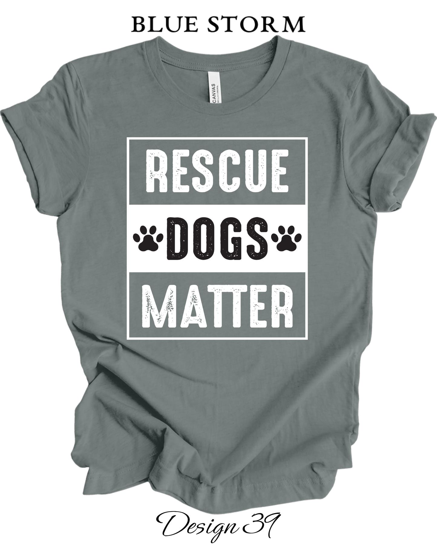 Custom Tee Unisex Crew Neck T-shirts | Dog Inspired Tee