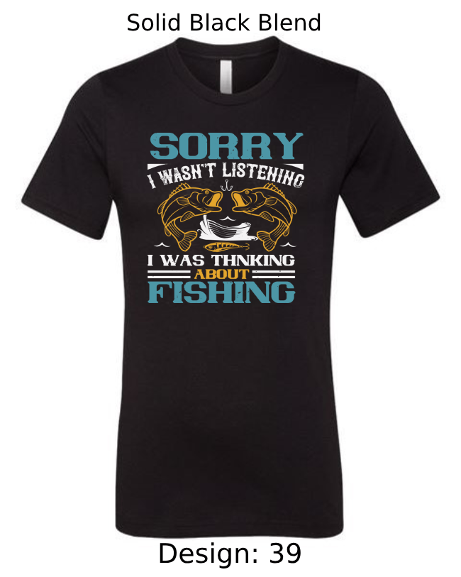 Shirts Men's Customized T-Shirts | Fishing Themed Tee