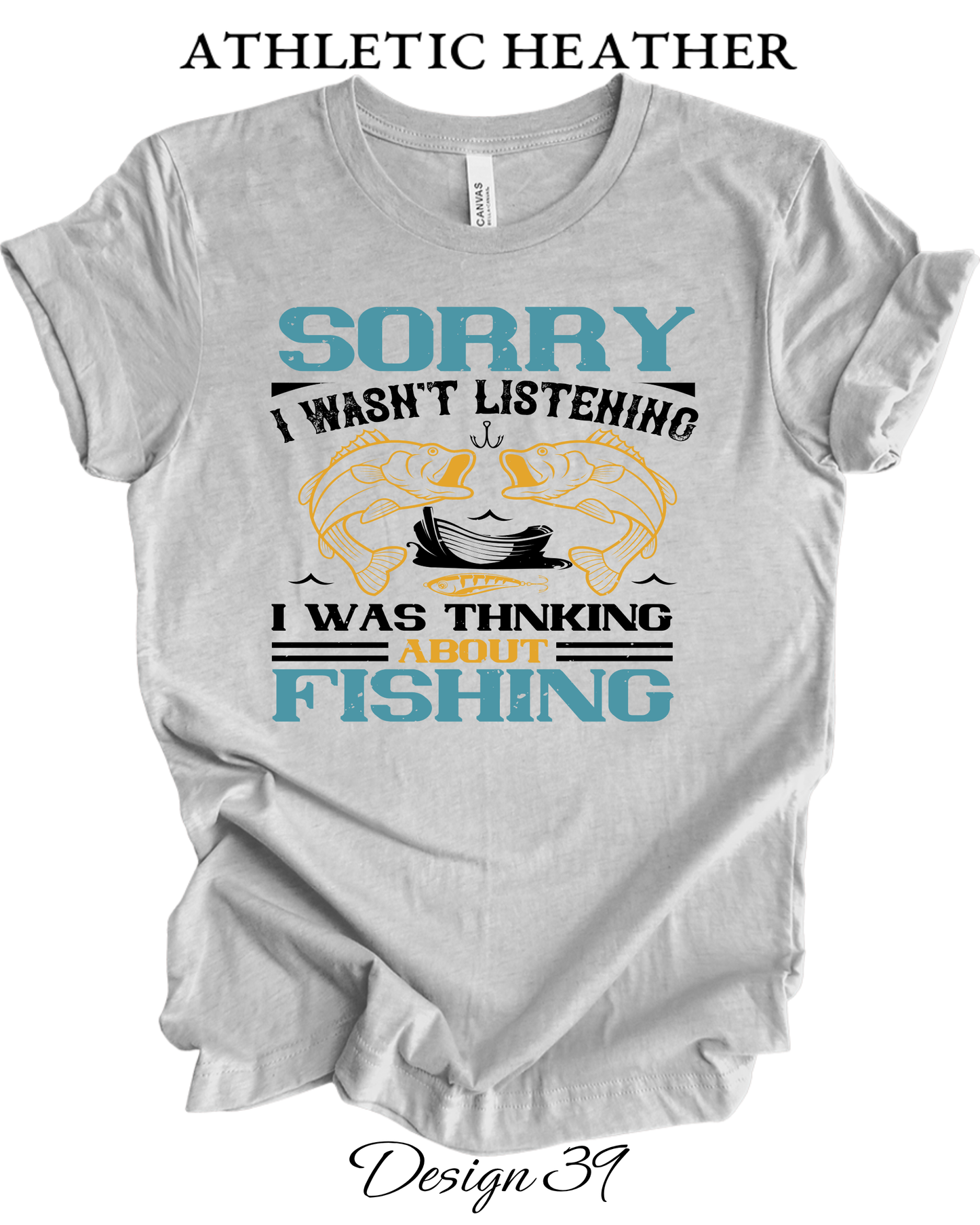 Custom Tee Unisex Crew Neck T-Shirts | Fishing Inspired Tees