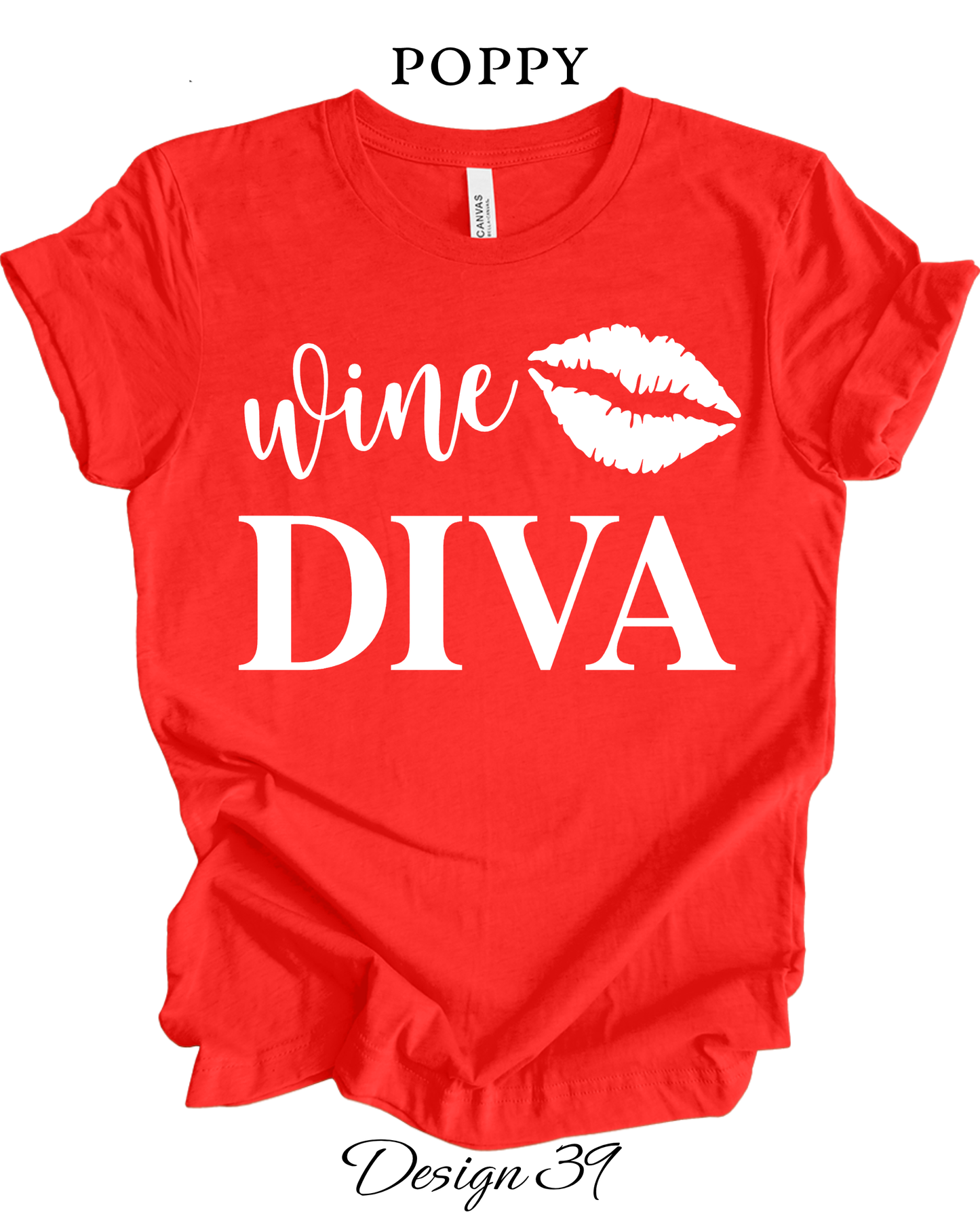 Custom Tee Unisex Crew Neck T-Shirts | Funny Wine Inspired Tee