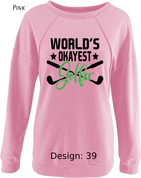 Sweatshirt Women's Golf Sweatshirt | Custom Sweatshirt