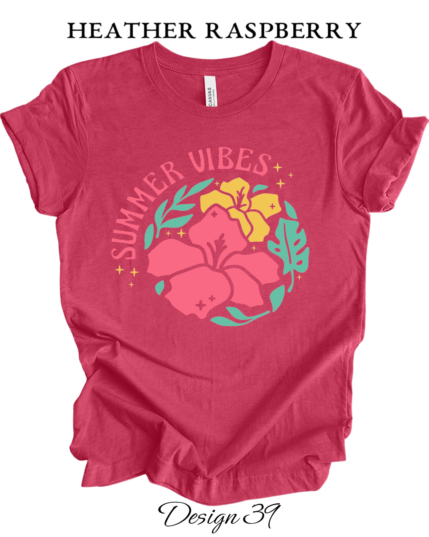 Custom Tee Unisex Crew Neck T-Shirts | Summer, Surfing, & Sunshine Inspired Tee