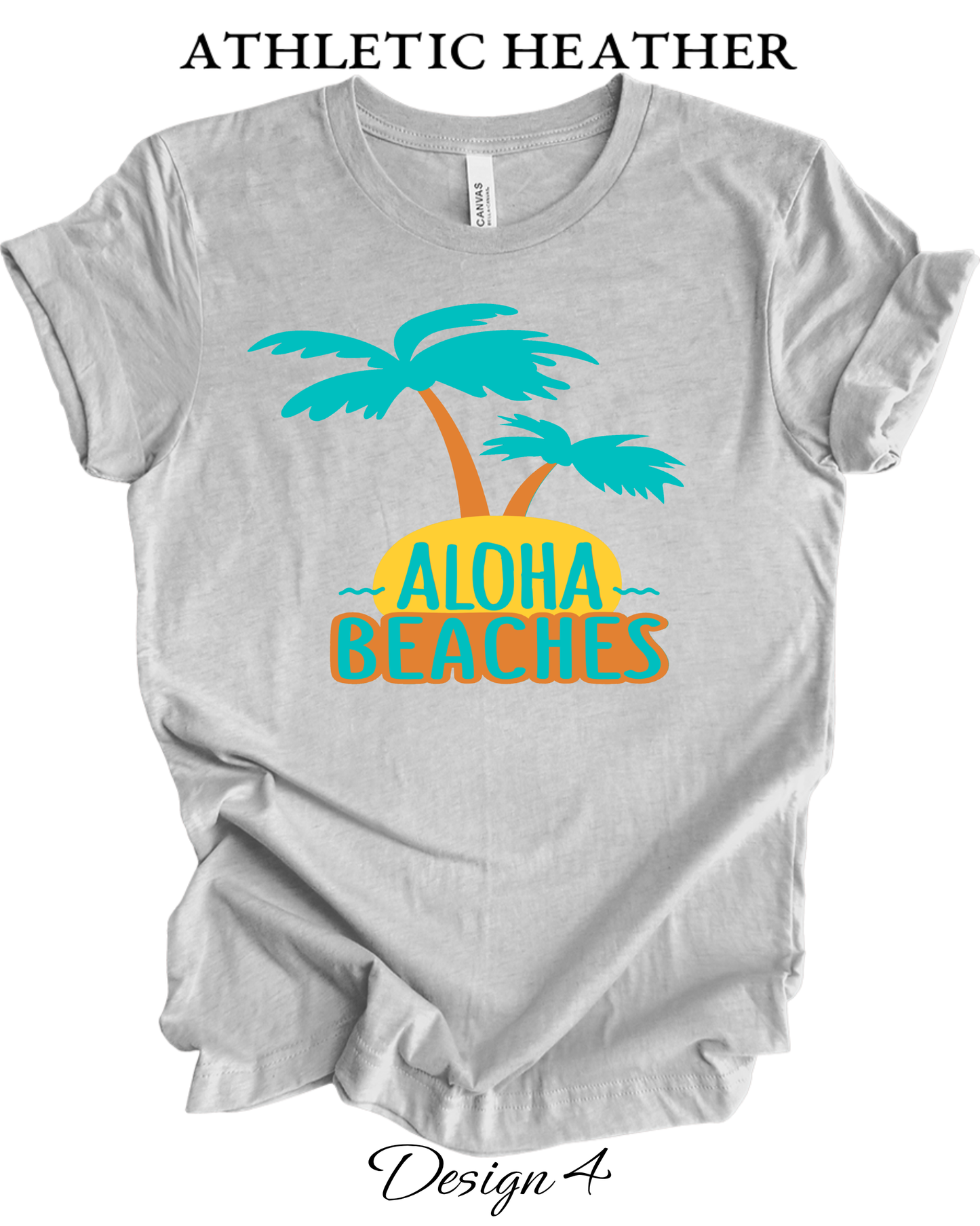 Custom Tee Unisex Crew Neck T-Shirts | Beach Inspired Tee