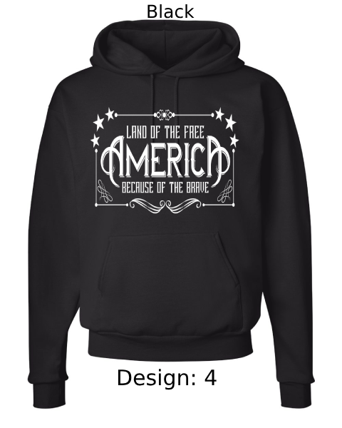 Unisex Patriotic Hoodie Sweatshirt | Custom Hoodie