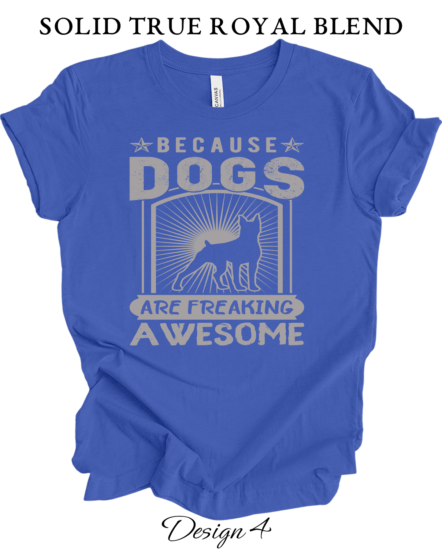 Custom Tee Unisex Crew Neck T-shirts | Dog Inspired Tee
