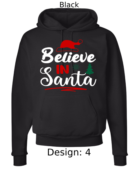 Unisex Christmas Funny Santa Hoodie Sweatshirt | Custom Hoodie