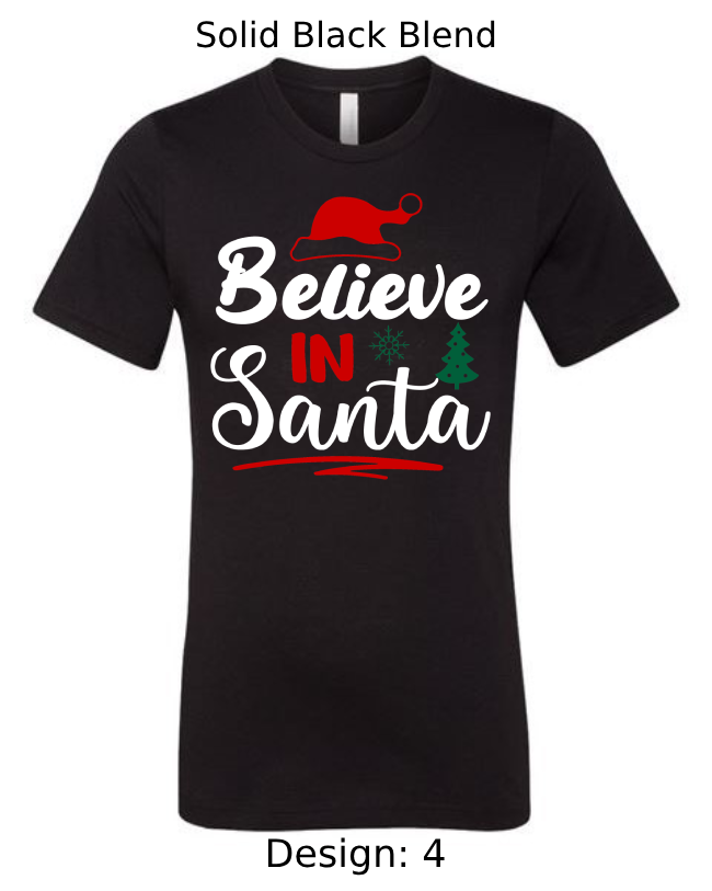 Shirts Men's Customized T-Shirts | Christmas Funny Santa Themed Tee