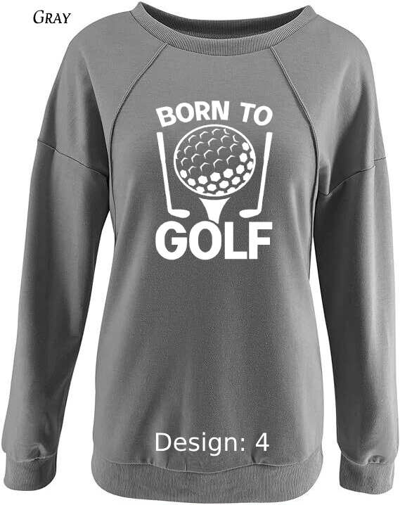 Sweatshirt Women's Golf Sweatshirt | Custom Sweatshirt