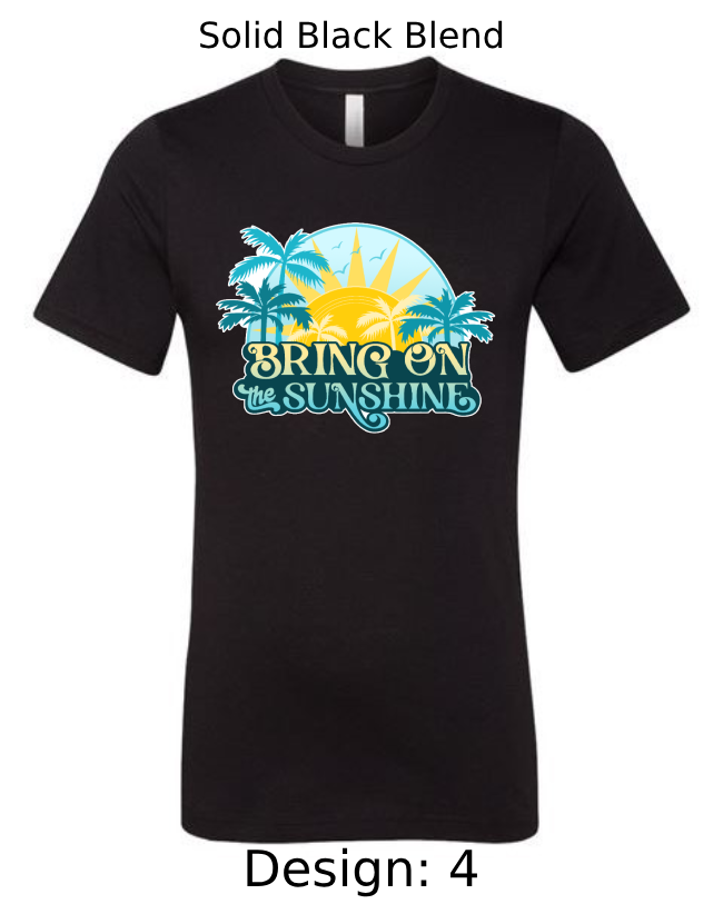 Shirts Men's Customized T-shirts | Summer, Surfing, & Sunshine Themed Tee