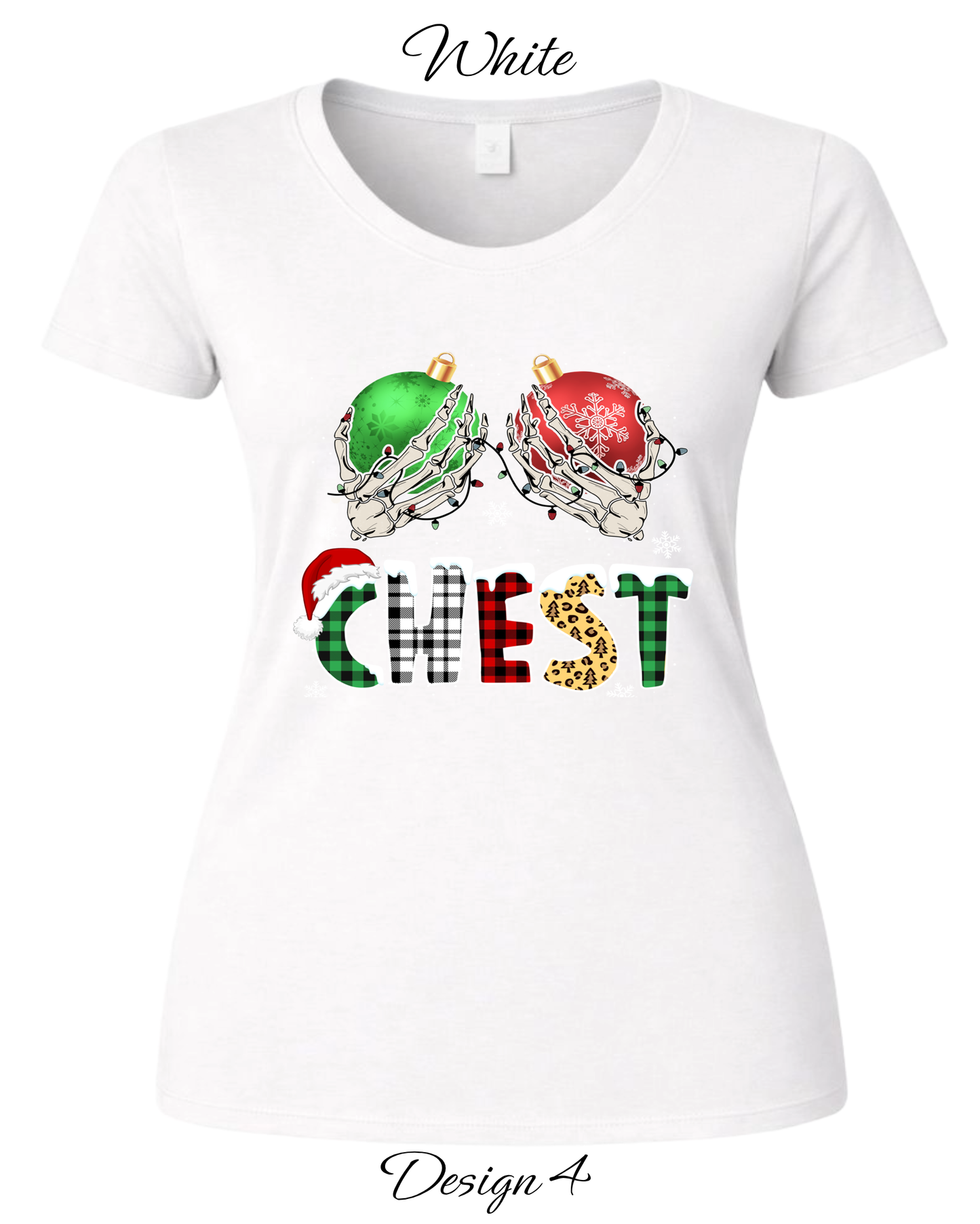 Custom Women's Tank Tops & Tees | Christmas Chest Tee