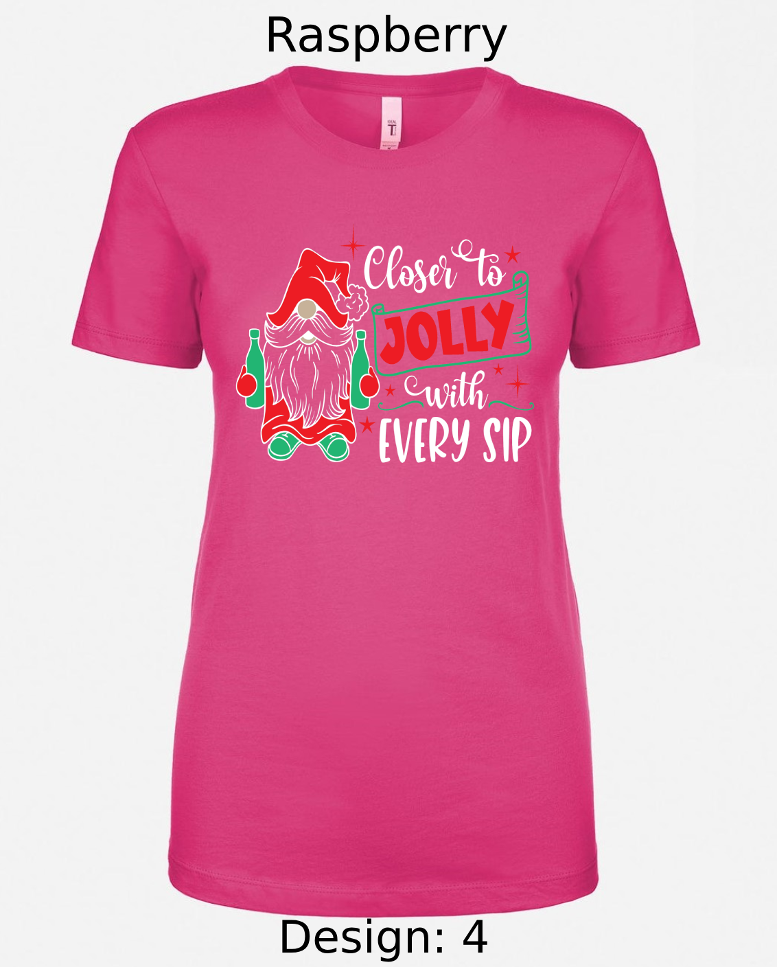 Shirts Women's Customized Tank Tops & Shirts | Christmas Funny Drinking Themed Tee