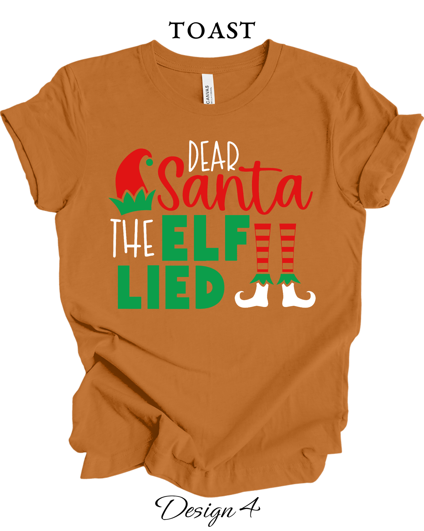 Custom Tee Unisex Crew Neck T-Shirts | Christmas Funny Elf Inspired Tee