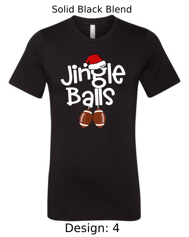 Shirts Men's Customized T-Shirts | Christmas Jingle Balls Themed Tee