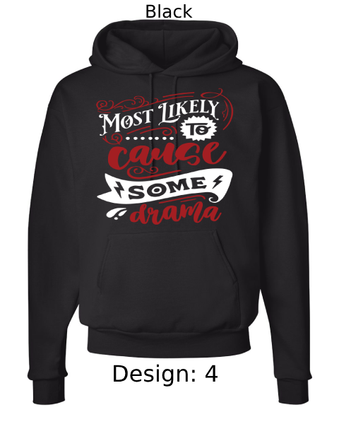 Unisex Christmas Funny Most Likely To Hoodie Sweatshirt | Custom Hoodie