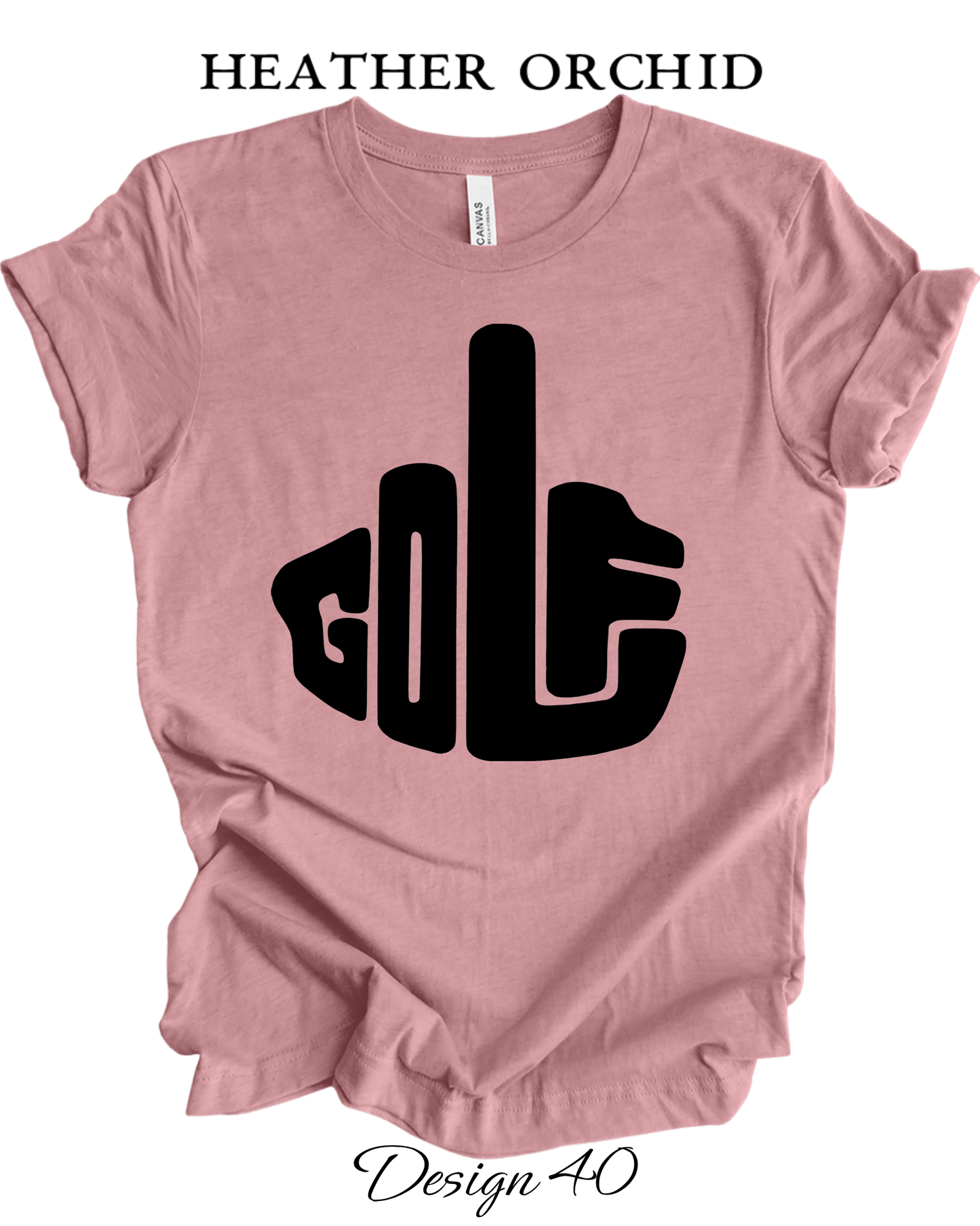 Custom Tee Unisex Crew Neck T-shirts | Golf Inspired Tees