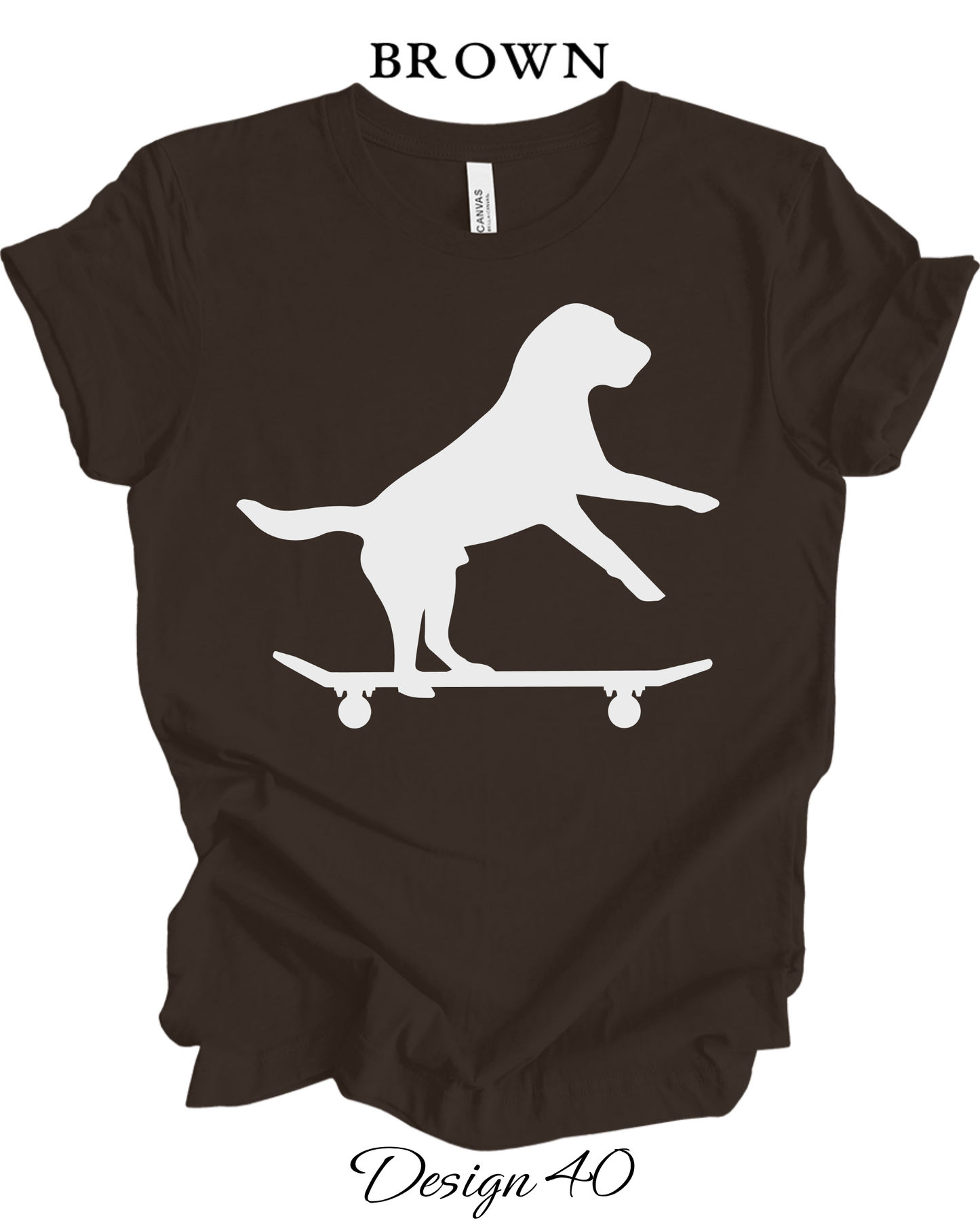 Custom Tee Unisex Crew Neck T-shirts | Dog Inspired Tee