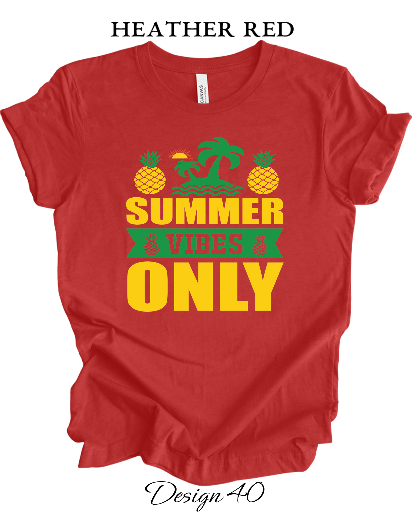 Custom Tee Unisex Crew Neck T-Shirts | Summer, Surfing, & Sunshine Inspired Tee