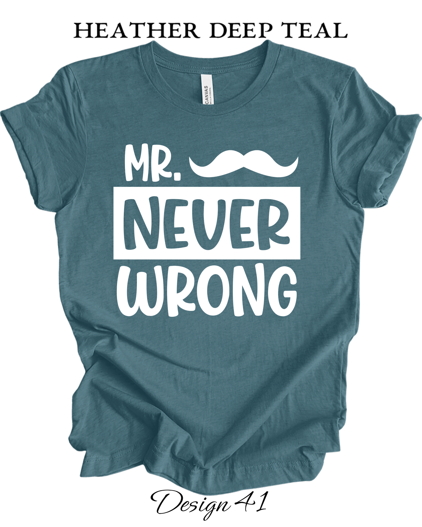 Custom Tee Unisex Crew Neck T-shirts | His & Hers Couples Matching Shirts