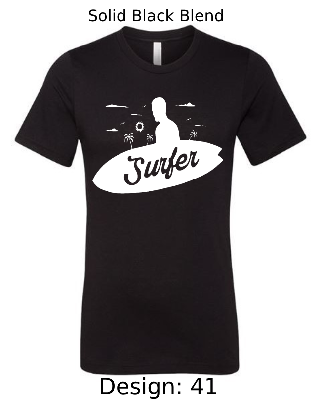 Shirts Men's Customized T-shirts | Summer, Surfing, & Sunshine Themed Tee
