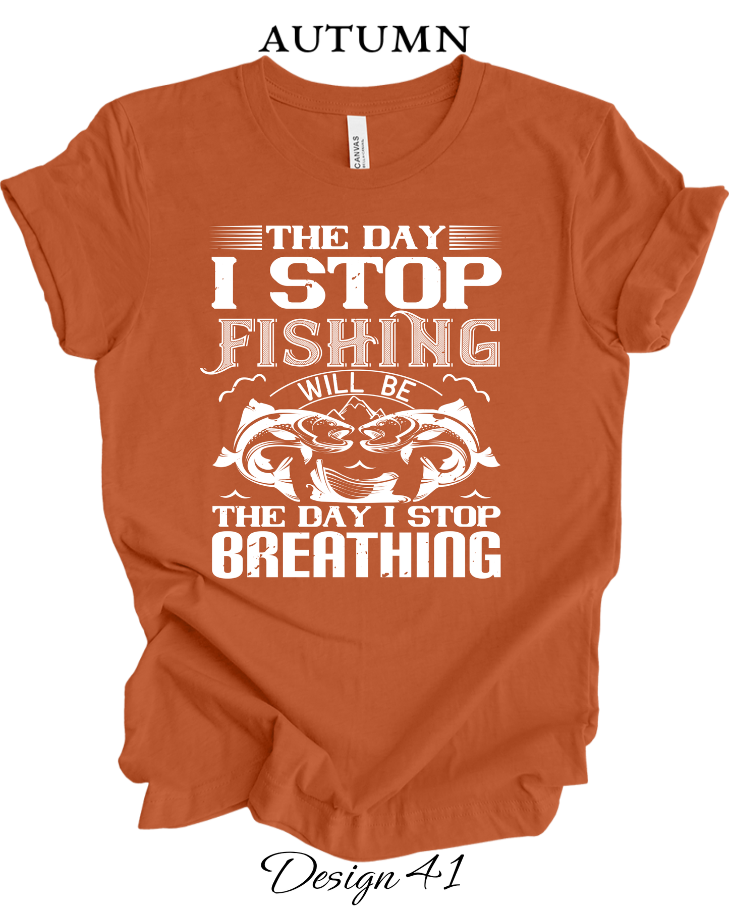 Custom Tee Unisex Crew Neck T-Shirts | Fishing Inspired Tees