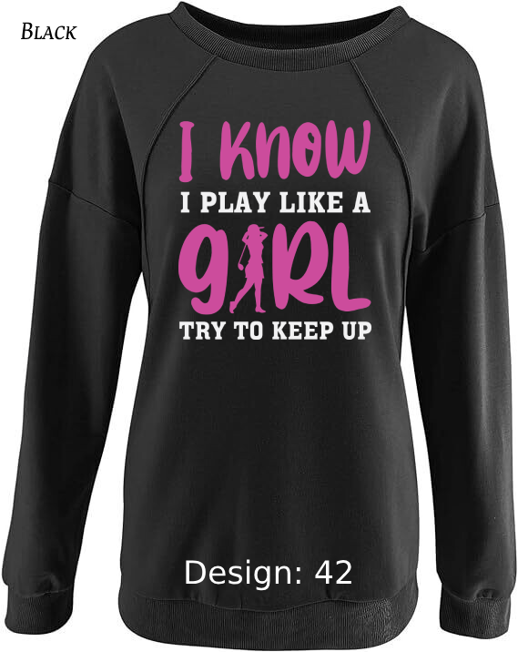 Sweatshirt Women's Golf Sweatshirt | Custom Sweatshirt