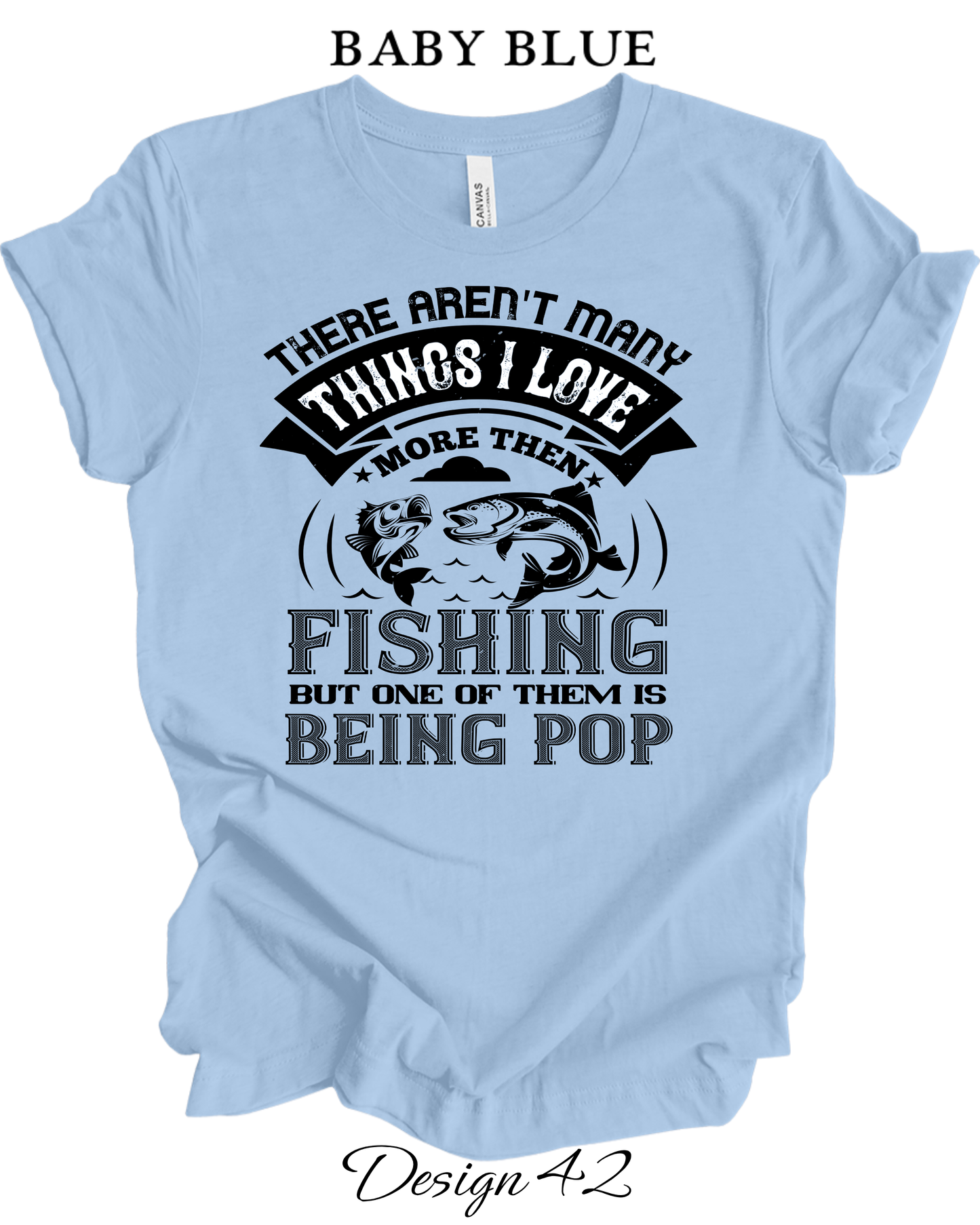 Custom Tee Unisex Crew Neck T-Shirts | Fishing Inspired Tees