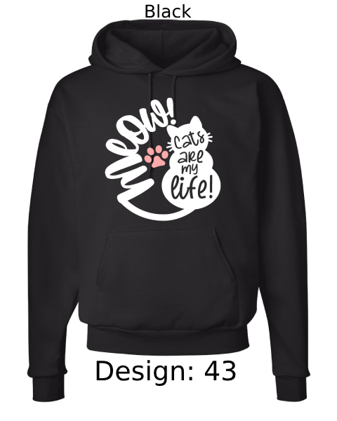 Unisex Cat Hoodie Sweatshirt | Custom Hoodie