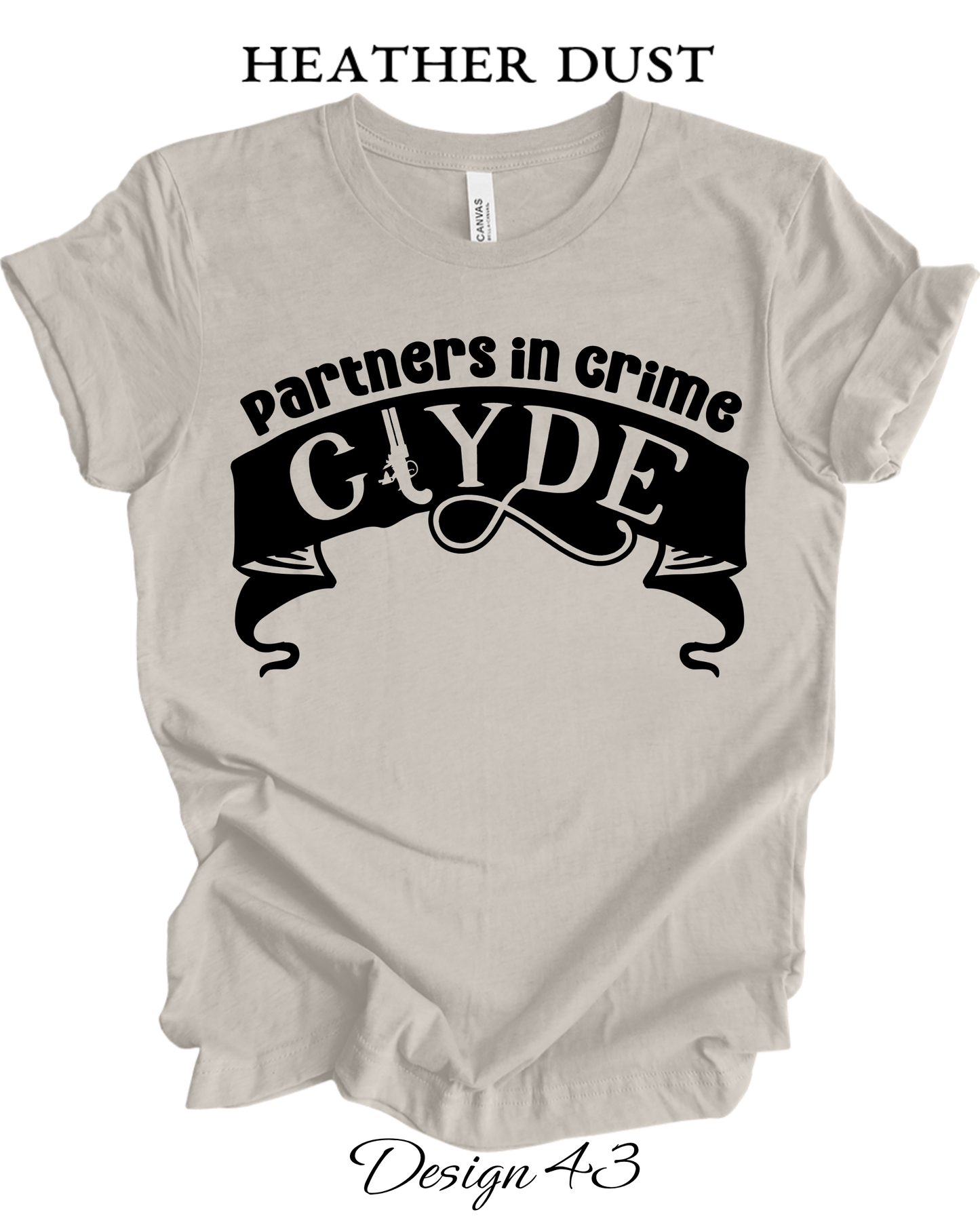 Custom Tee Unisex Crew Neck T-shirts | His & Hers Couples Matching Shirts