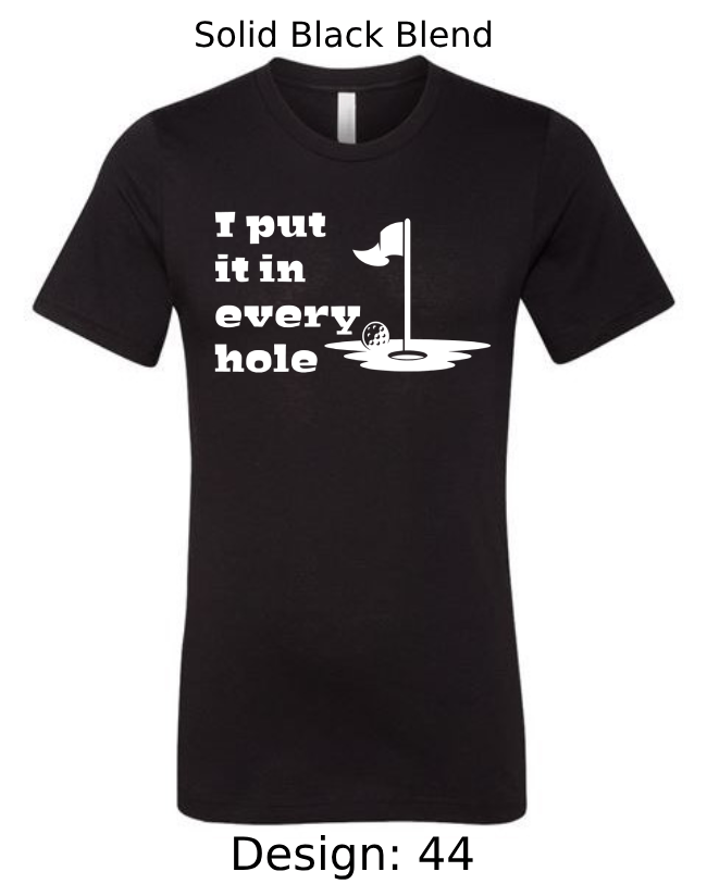 Shirts Men's Customized T-Shirts | Golf Themed Tee