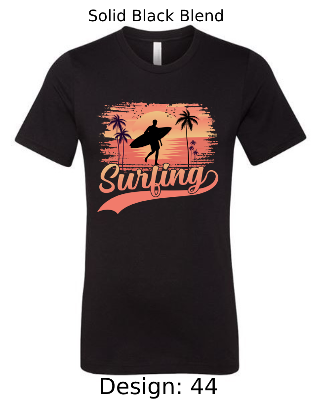 Shirts Men's Customized T-shirts | Summer, Surfing, & Sunshine Themed Tee