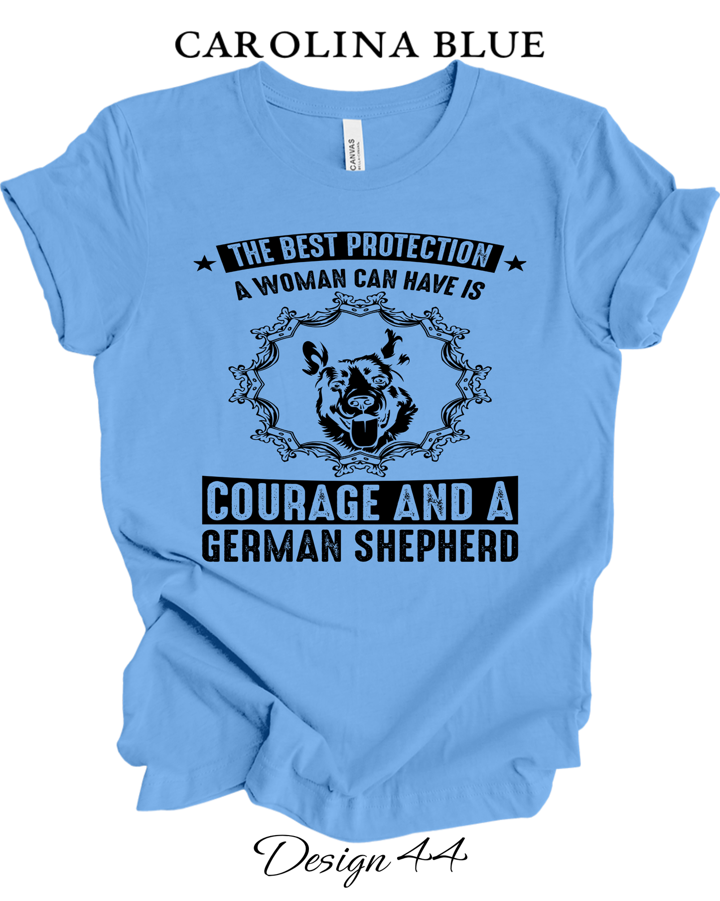 Custom Tee Unisex Crew Neck T-shirts | Dog Inspired Tee