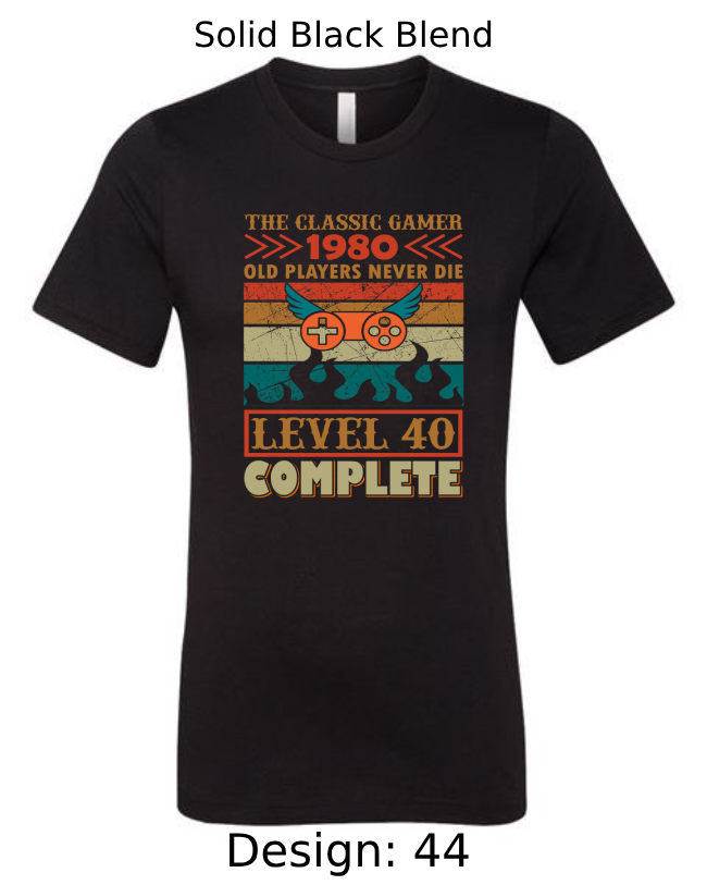 Shirts Men's Customized T-Shirts | Video Gaming Themed Tee