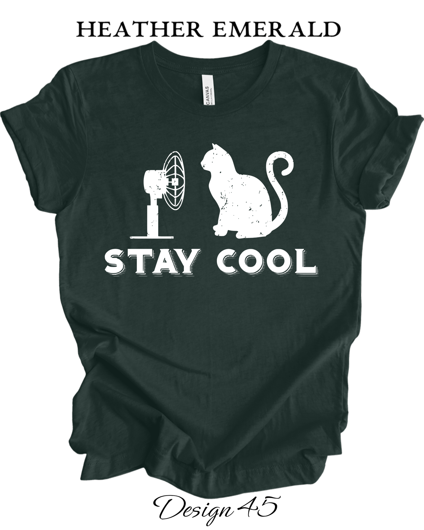 Custom Tee Unisex Crew Neck T-Shirts  | Cat Inspired Tee