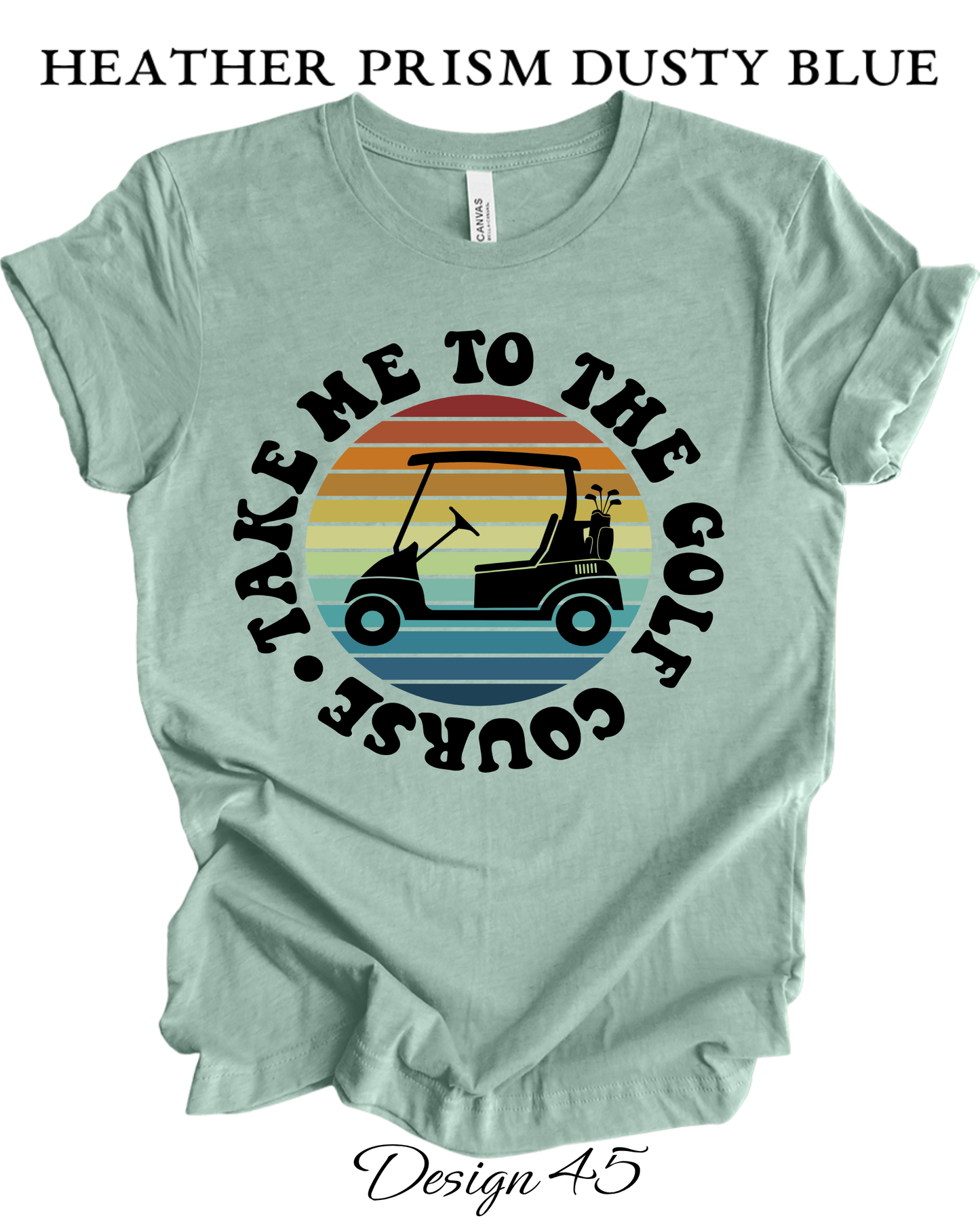 Custom Tee Unisex Crew Neck T-shirts | Golf Inspired Tees