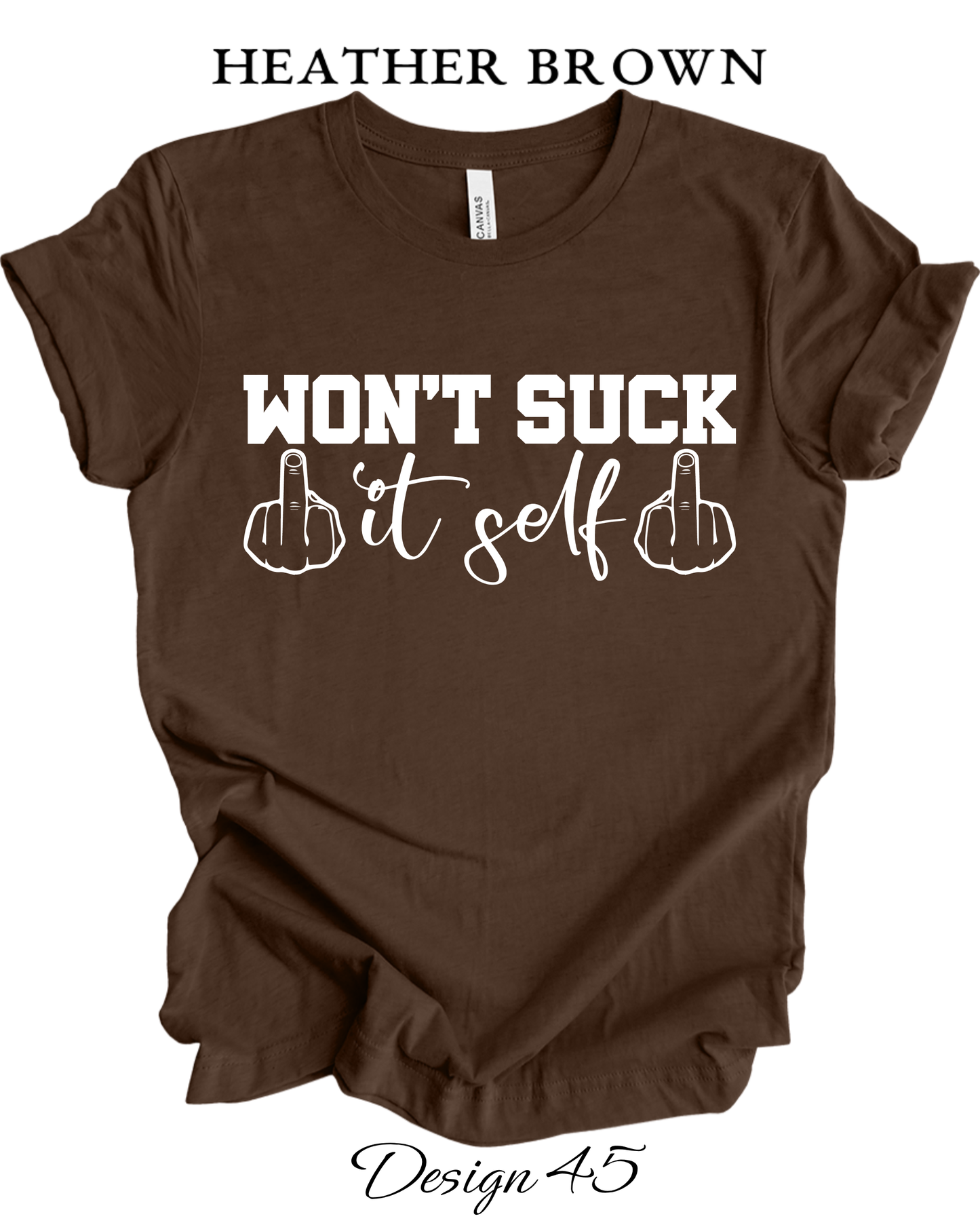 Custom Tee Unisex Crew Neck T-Shirts | Adult Funny and Sarcastic Inspired Tee