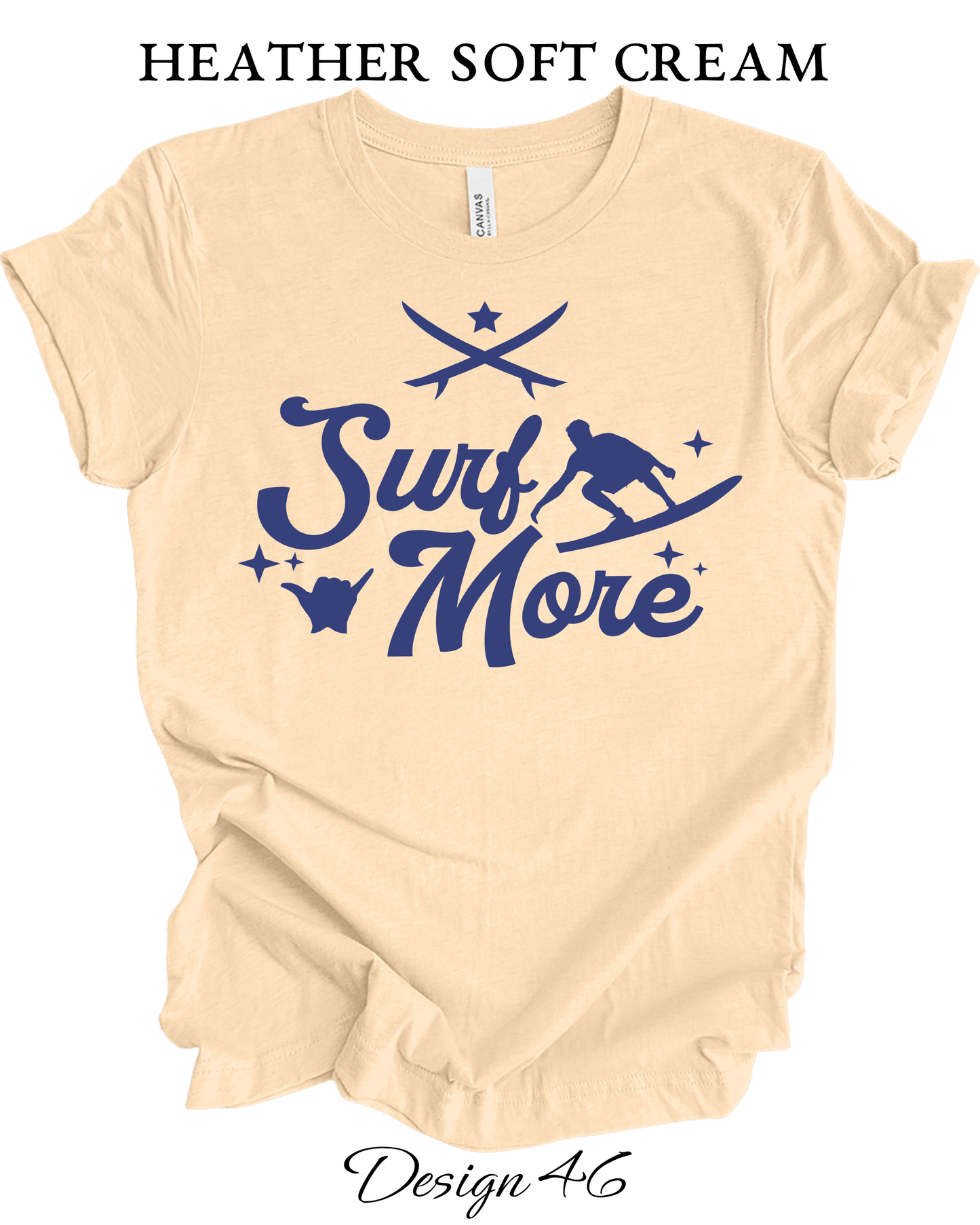 Custom Tee Unisex Crew Neck T-Shirts | Summer, Surfing, & Sunshine Inspired Tee