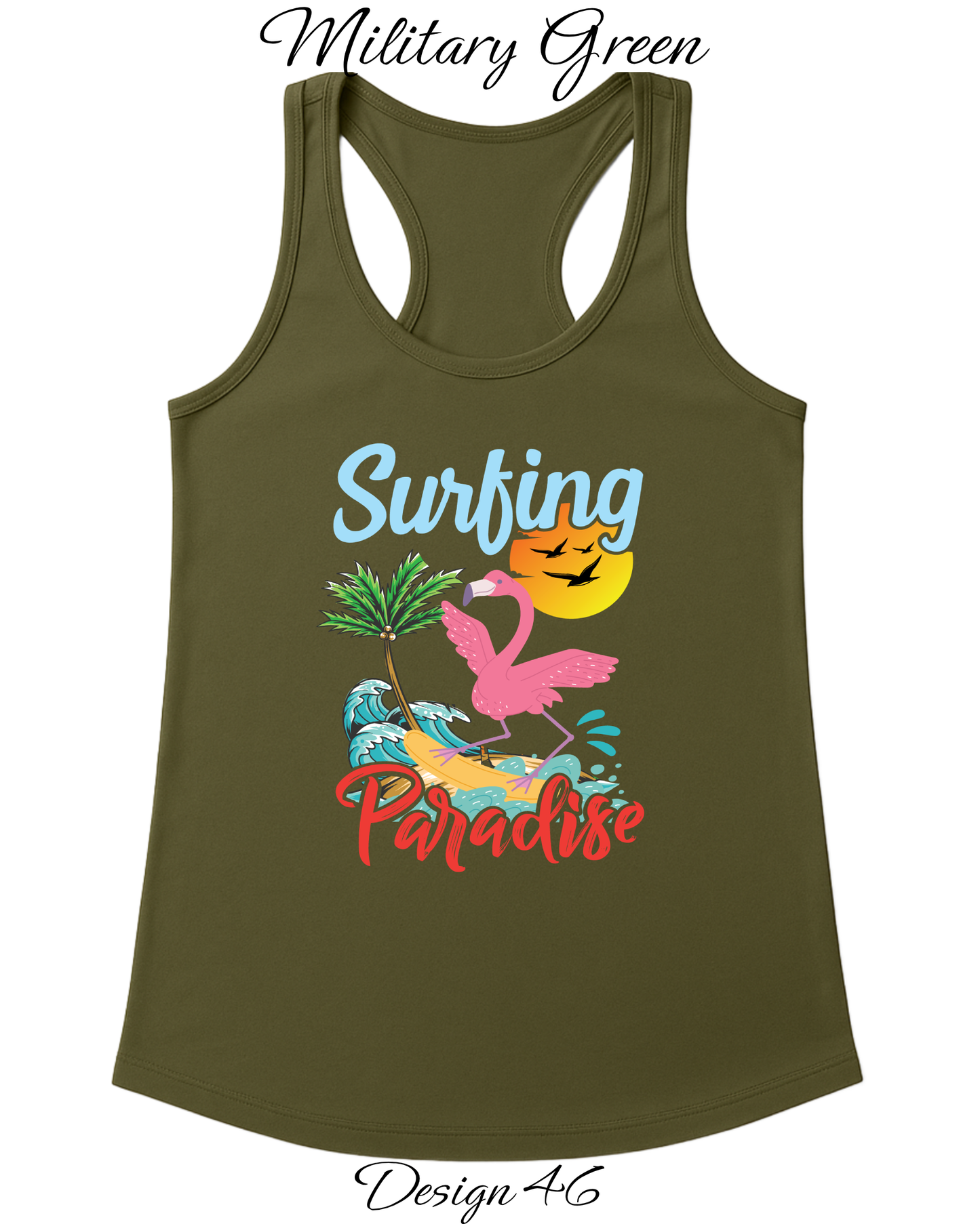 Custom Women's Tank Tops & Tees | Summer, Surfing, & Sunshine Inspired Tee