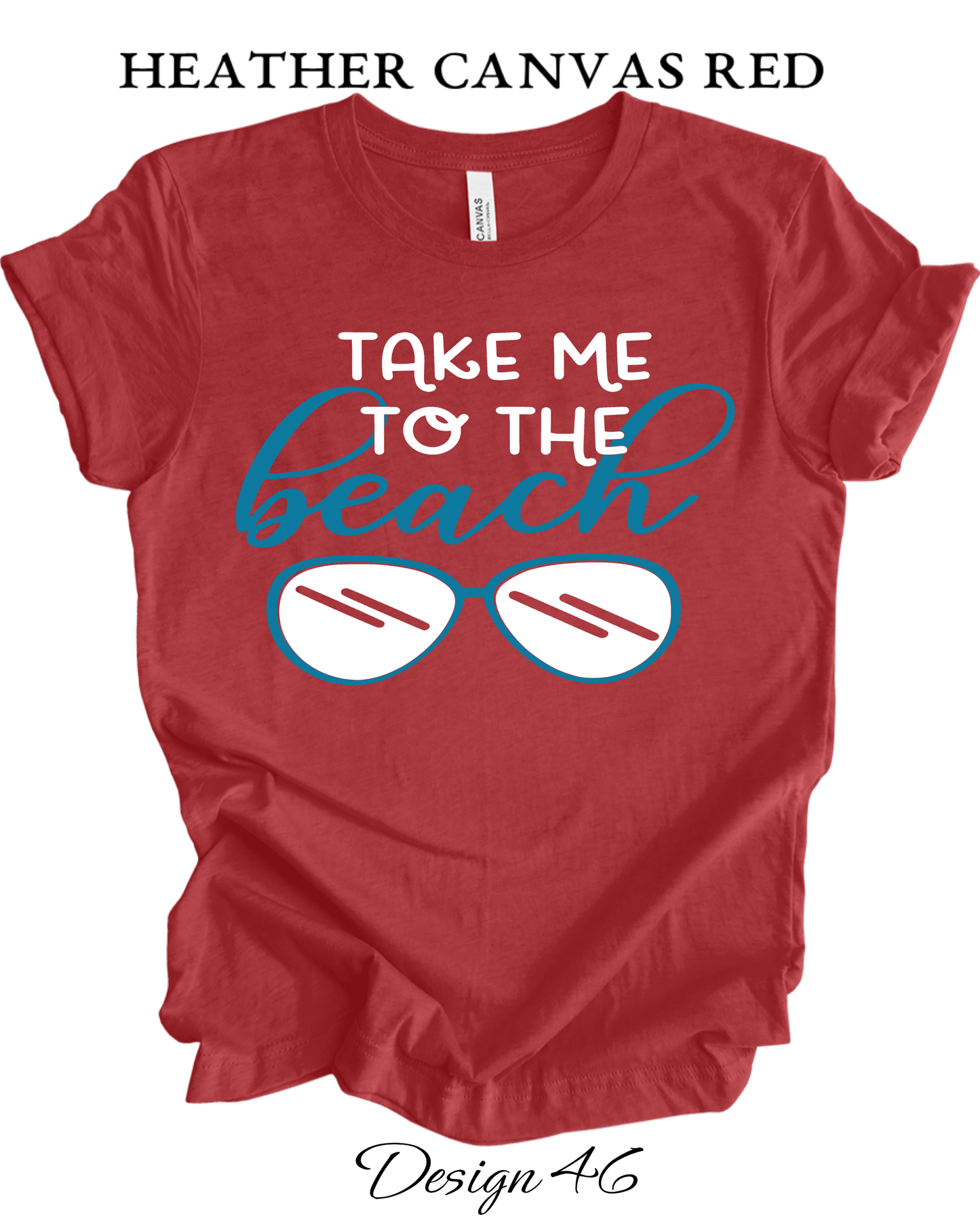 Custom Tee Unisex Crew Neck T-Shirts | Beach Inspired Tee