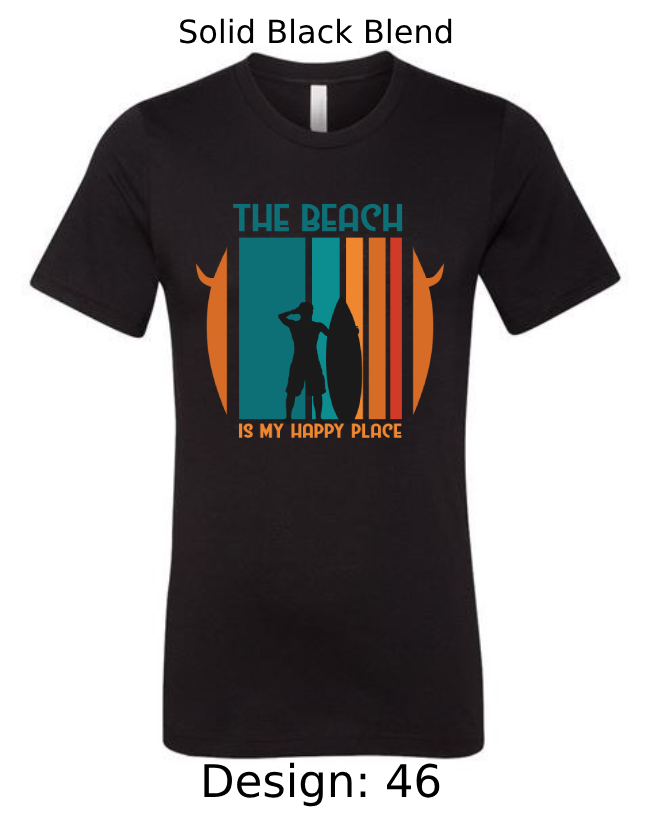Shirts Men's Customized T-shirts | Summer, Surfing, & Sunshine Themed Tee