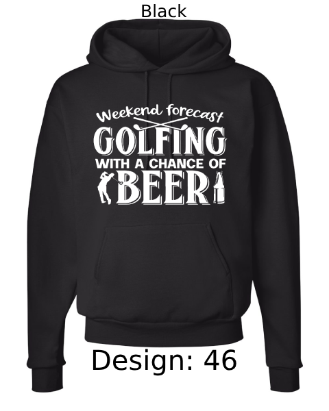 Unisex Golf Hoodie Sweatshirt | Custom Hoodie