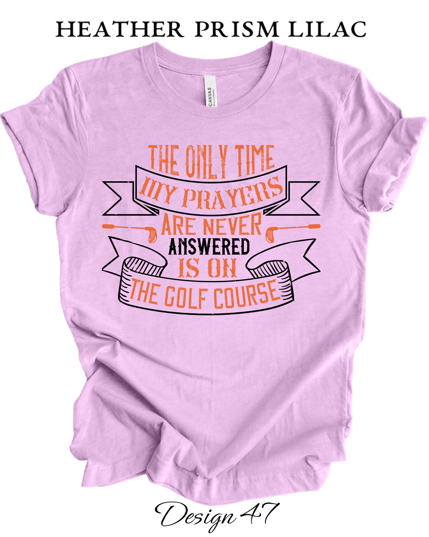 Custom Tee Unisex Crew Neck T-shirts | Golf Inspired Tees